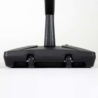 Kunststoffschild mit Fuß - schwarzer Wassertank - silberne Oberseite