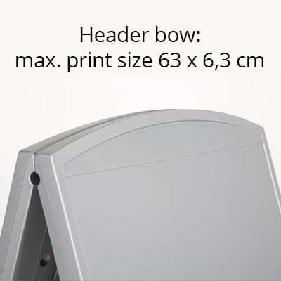 Compact Kunststoff-Kundenstopper, Mini, gelb