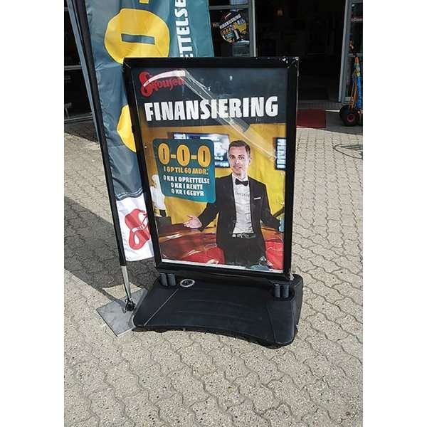 Wind-Sign Waterbase Budget Kundenstopper - 70x100 cm - schwarz