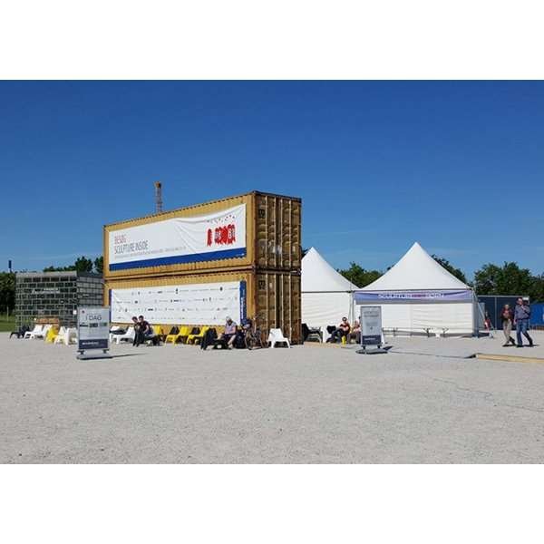 Wind-Sign Waterbase Budget Kundenstopper - 70x100 cm - Silber