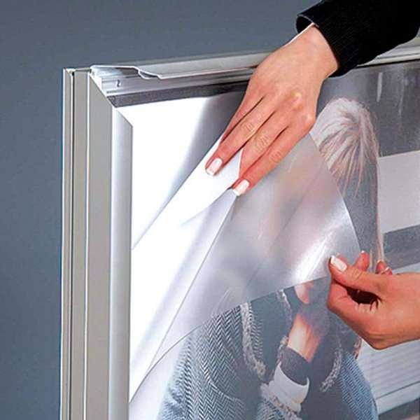 Wind-Sign Waterbase Kundenstopper - 70x100 cm - Silber