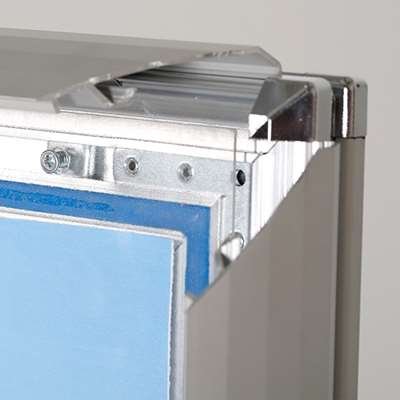 Wind-Line Basic Kundenstopper - 50x70 cm - Silber