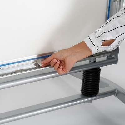 Wind-Line Basic Kundenstopper - 50x70 cm - Silber