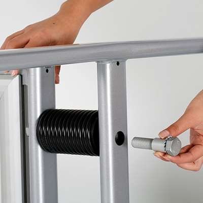 Wind-Line Basic Kundenstopper - 50x70 cm - Silber
