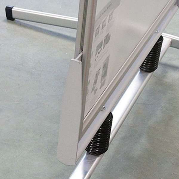 Wind-Line Basic Kundenstopper - 50x70 cm - Silber