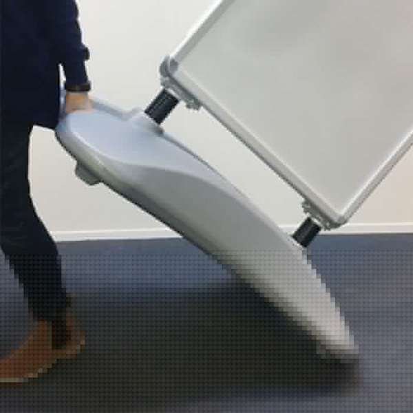 Wind-Sign Waterbase Basic Kundenstopper - 70x100 cm - Silber