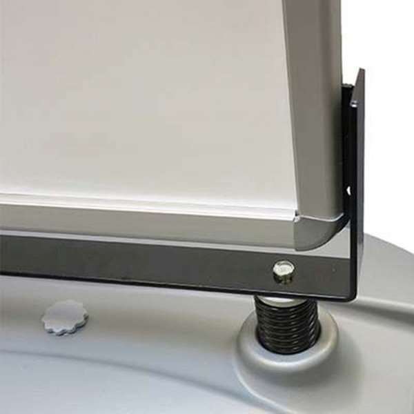 Wind-Sign Waterbase Basic Kundenstopper - 70x100 cm - Silber