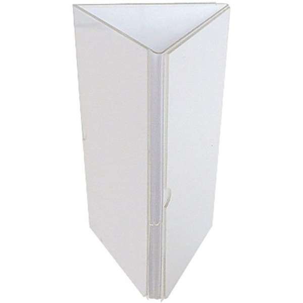 Dreieckiger Menükartenhalter vertikal - 3xM65 Flyer - 9,9x21 cm