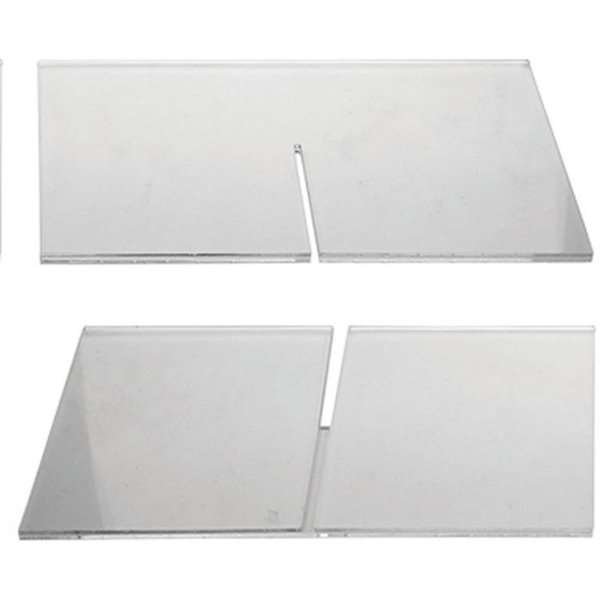 Kreuz-Menükartenhalter vertikal - A6 - 10,5 x 14,8 cm