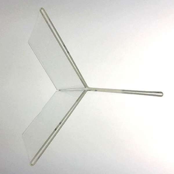 Kreuzmen&uuml;kartenhalter vertikal, x3 - 6 x M65