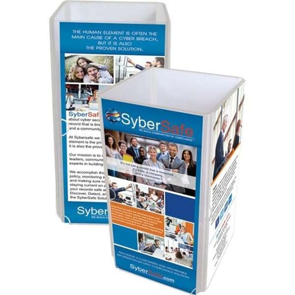 Quadro Menükartenhalter vertikal - 4xM65 Flyer - 9,9x21 cm