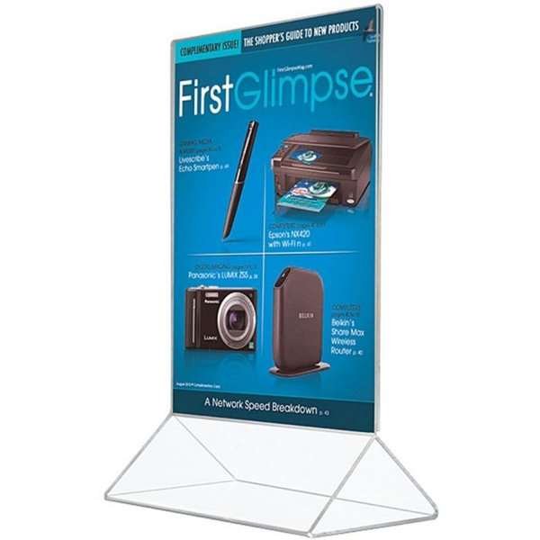 Delta-Menükartenhalter vertikal - A4 - 21 x 29,7 cm