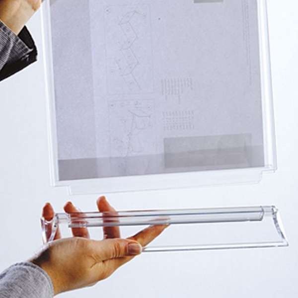 Vertikaler Menükartenhalter Acryl - A6 - 10,5 x 14,8 cm