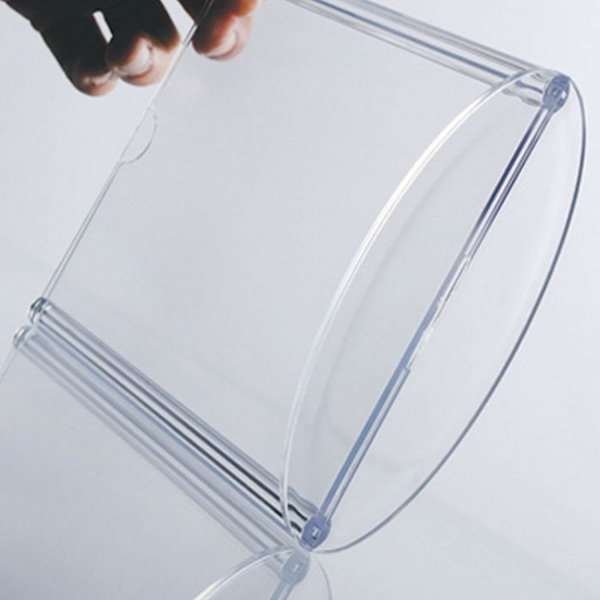 Ovaler Menükartenhalter vertikal - A5 - 14,8 x 21 cm