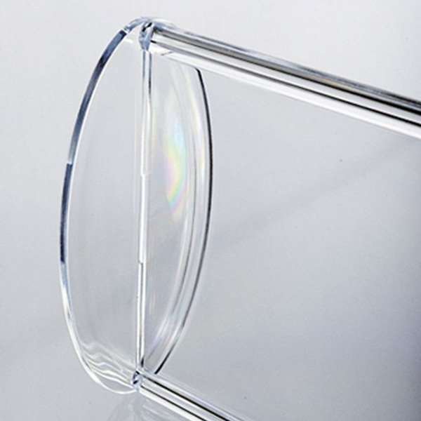 Ovaler Menükartenhalter vertikal - A5 - 14,8 x 21 cm