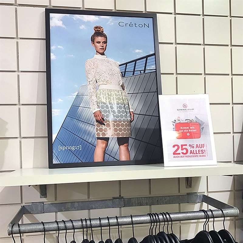 L - Menükartenhalter vertikal - A4 - 21 x 29,7 cm