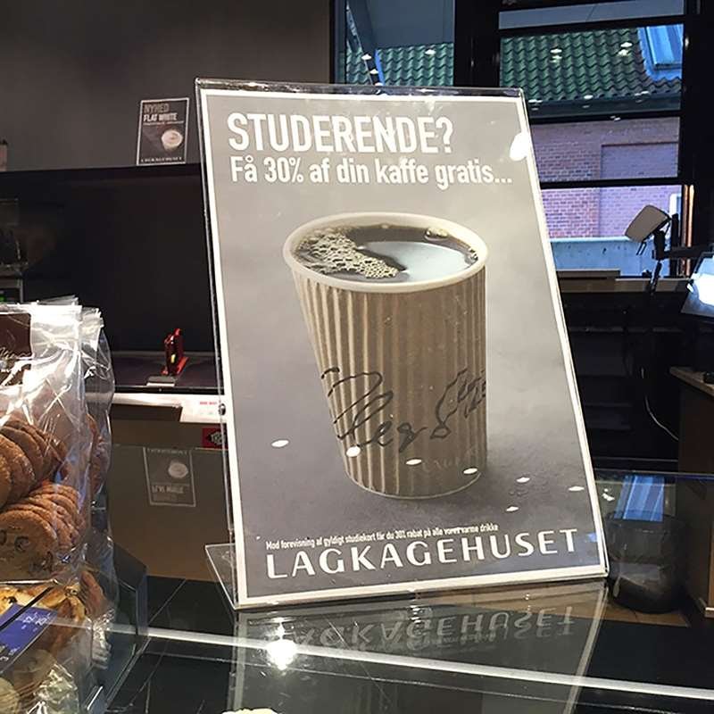 L - Menükartenhalter vertikal - A4 - 21 x 29,7 cm