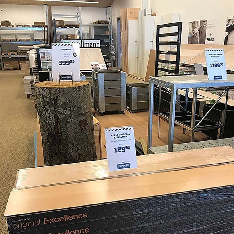 L - Menükartenhalter vertikal - A4 - 21 x 29,7 cm