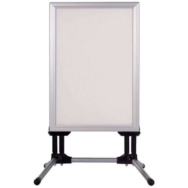 Wind-Line Budget Kundenstopper - 50 x 70 cm - Silber
