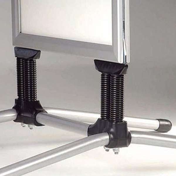 Wind-Line Budget Kundenstopper - 50 x 70 cm - Silber