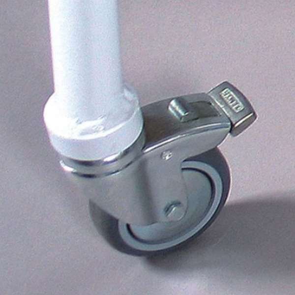 Ellipse Lux Kundenstopper mit Logo schild - A1 - weiß