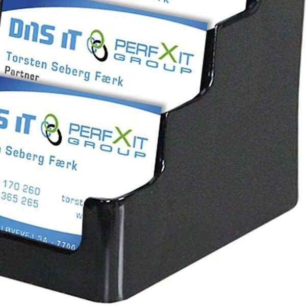 Multi-Visitenkartenhalter X4 - Schwarz