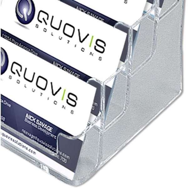 Multi-Visitenkartenhalter X4 - Transparent