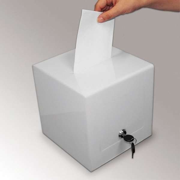 Abstimmbox - Wei&szlig;