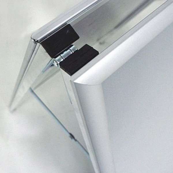 Alu-Line Budget Kundenstopper, silber, 50 x 70 cm