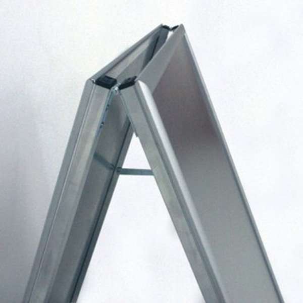 Alu-Line Budget Kundenstopper, silber, 50 x 70 cm