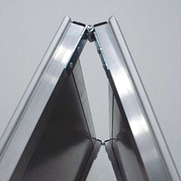 Alu-Line Budget Kundenstopper, silber, 50 x 70 cm