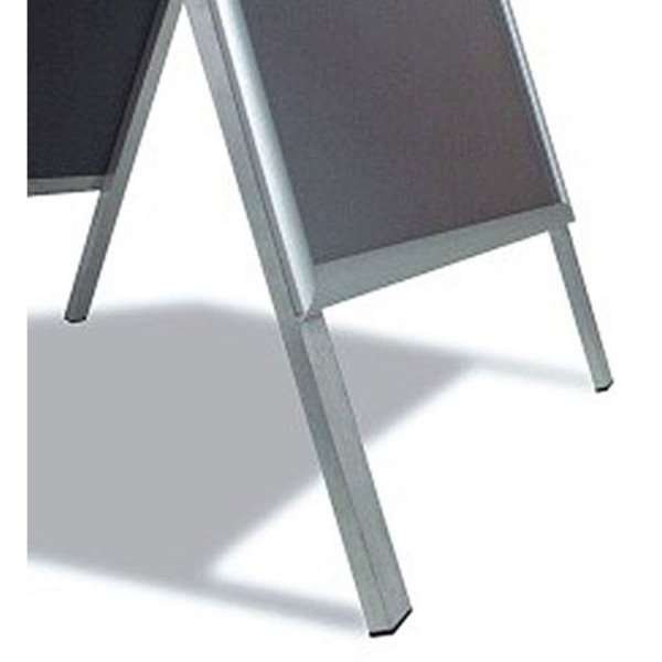 Alu-Line Budget Kundenstopper, silber, 50 x 70 cm