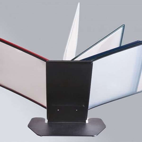 Registersystem auf dem Tisch - nur Halter