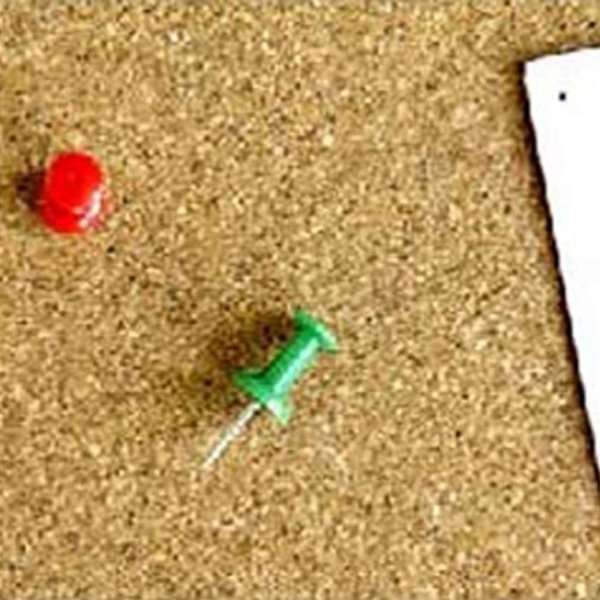 Pinnwand aus Kork - 90 x 60 cm