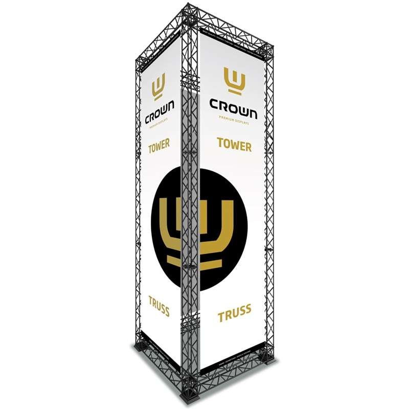 Crown Truss 10 Tower - Schwarz