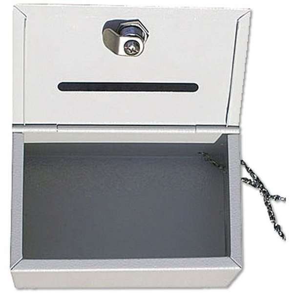 Spenden- und Trinkgeldbox in Weiß