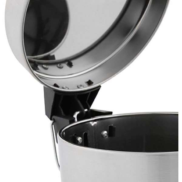 Pedal-Mülleimer, 20 l - Silber