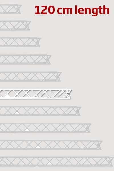 Crown Truss 10x10, Modul 120cm - wei&szlig;