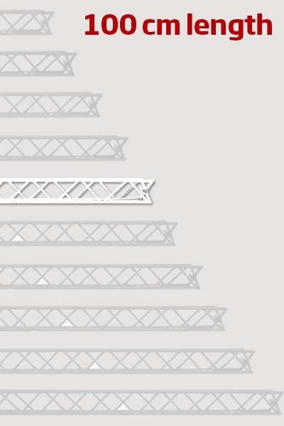 Crown Truss 10x10, Modul 100cm - wei&szlig;