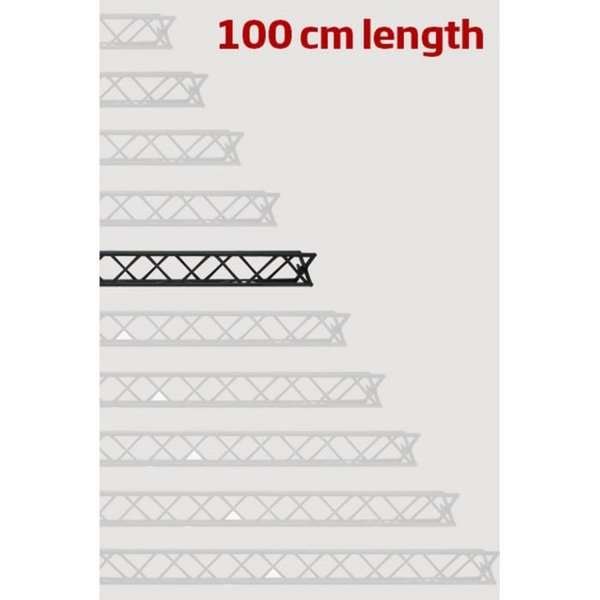 Crown Truss 10x10, Modul 100cm - schwarz