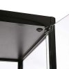 Vitrine - Showcase Tower Solo Glasvitrine mit Unterschrank, LED-Licht und Schloss - Schwarz #8