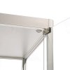Vitrine - Showcase Tower Solo Glasvitrine mit LED-Licht und Schloss - Silber #2