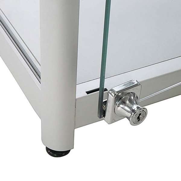 Vitrine - Showcase Counter Solo Glasvitrinen - Silber