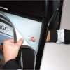 Expo Gotik Lux Kundenstopper mit Logo schild - 50x70 cm - Schwarz #4