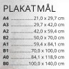 B2 - 50 x 70 cm Poster, gedruckt auf PET-Stayflat-Folie #2