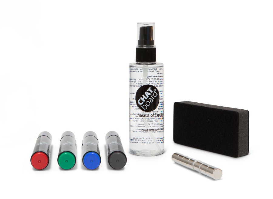 CHAT BOARD Starter Set f&uuml;r Glasboards