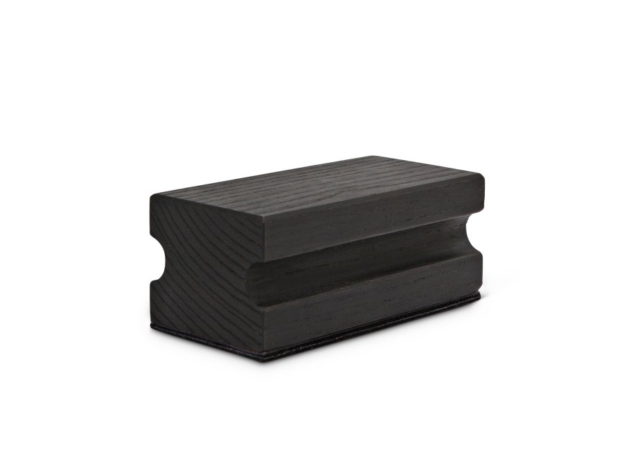 Magnetischer Whiteboardwischer, CHAT BOARD Woody, Schwarz