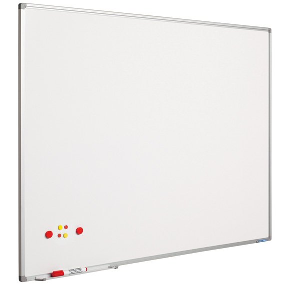Whiteboard mit Alurahmen f&uuml;r intensiven Gebrauch, w&auml;hlen Sie aus 25 Gr&ouml;&szlig;en - 120x400
