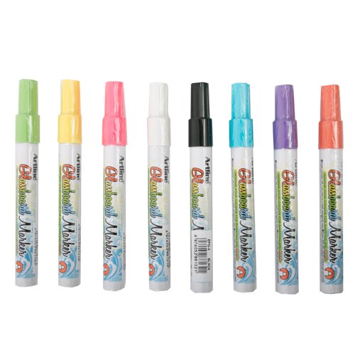 Stifte f&uuml;r Glastafeln, 1 St&uuml;ck., Gelb