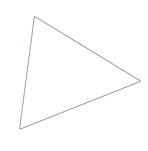 Magnet-Dreieck 1x1 cm (180 St&uuml;ck pro Bogen) - Wei&szlig;